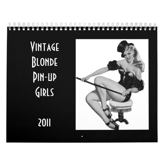Calendar Vintag Blonde Button-up Girls 2011 Kalender (Titelbild)