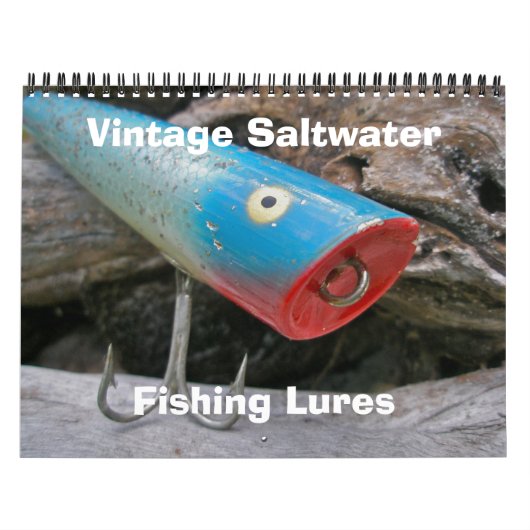 Calendar Vintage Saltwater Fishing-Plugins Kalender (Titelbild)