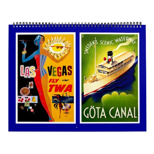 Calendar Vintage Travel Posters 2 Kalender (Titelbild)