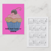 CALENDAR-Visitenkarte Visitenkarte (Vorne/Hinten)