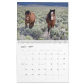 Calendar, Wild Horses, Eastern Sierra, California Kalender (Mär 2027)
