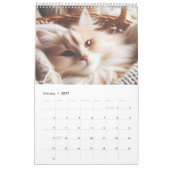 Calendar with cute cats kalender (Jan 2027)