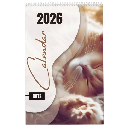 Calendar with cute cats kalender (Titelbild)
