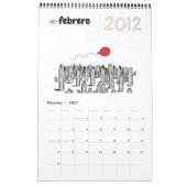 Calendario 2012 YonoFui Kalender (Feb 2027)