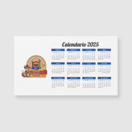 Calendario 2025 con logo magnetkarte