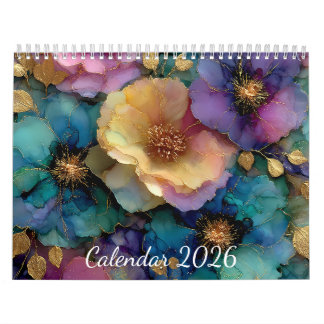 Calendario 2026 Flores Kalender