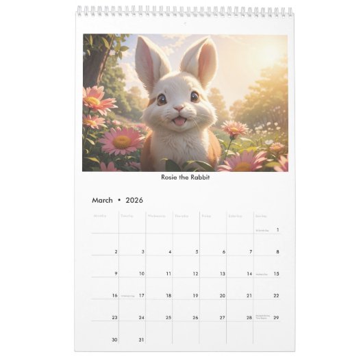 Calendario Benny the Bear and the Missing Honey Kalender (Mär 2026)