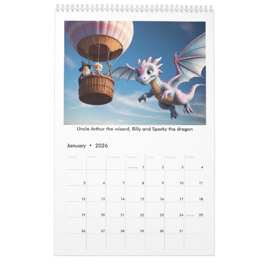 Calendario Benny the Bear and the Missing Honey Kalender (Jan 2026)