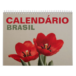 Calendário Brasil com Feriados   Brasilien 2026 Kalender