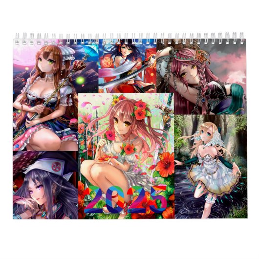 Calendario Chicas Anime 2025 Kalender (Rückseite)
