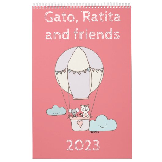 Calendario Gato, Ratita and friends Kalender (Titelbild)