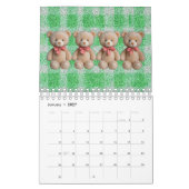 CALENDÁRIO INFANTIL FOFO COM ESTAMPA DE URSINHO DE KALENDER (Jan 2027)