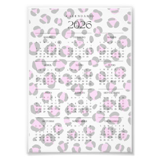 calendario leopardo fotodruck
