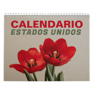 Calendario USA con Festivos   Spanische USA 2026 Kalender