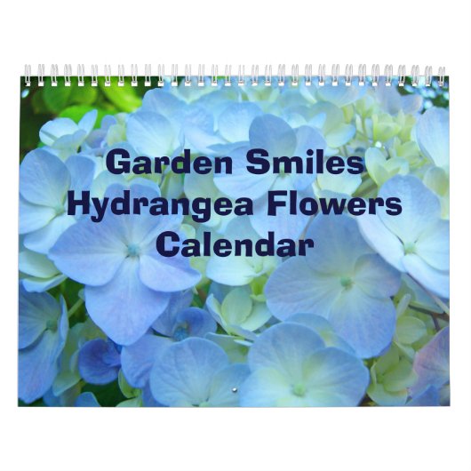 Calendars Garden Smiles Hydrangea Blume Geschenke Kalender (Titelbild)