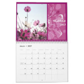 Calender 2013 Rosa schöne Blume Kalender (Mär 2027)