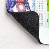 Calender 2026 mousepad. mousepad (Ecke)
