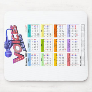Calender 2026 mousepad. mousepad