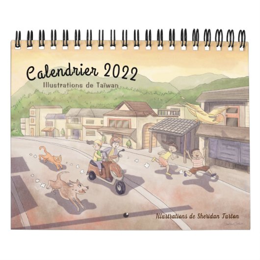 Calendrier 2022 Taïwan (Français) Kalender (Titelbild)