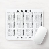 Calendrier 2023 sur tapis de souris mousepad (Mit Mouse)
