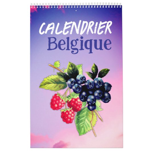 Calendrier Belgique 2026 Französisch Belgien Kalender (Titelbild)