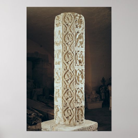 Calendrier de Saison', Säule, die das Poster (Vorne)