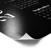 Calendrier noir classique à fond perdu 2025 fotodruck (Ecke)