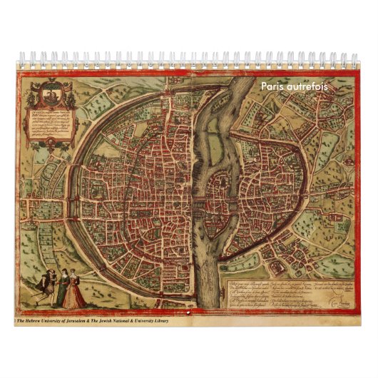 calendrier Paris autrefois Kalender (Titelbild)