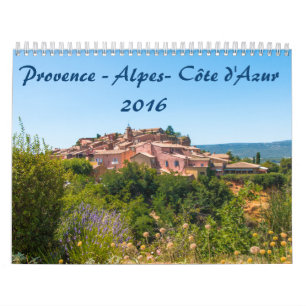 Calendrier Provence-Alpes-Côte d'Azur 2016 Kalender