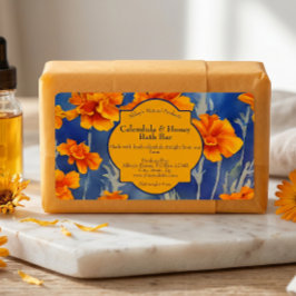 Calendula-Blume - Seife- oder Kosmetikmarke
