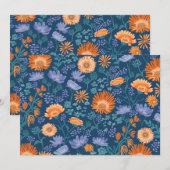 Calendula Hand bemalt Blumendesign Einladung (Vorne/Hinten)