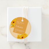 Calendula Herbal Tee Business Tag Geschenkanhänger (Beispiel)