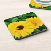 Calendula Officinalis Getränkeuntersetzer (Linke Seite)