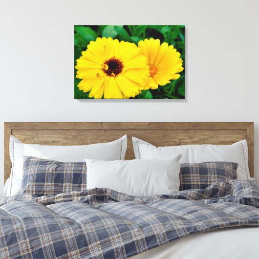 Calendula Officinalis Leinwanddruck (Insitu (Schlafzimmer))