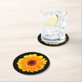 Calendula Officinalis Runder Pappuntersetzer (Vor Ort)