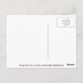 Calendula Postkarte (Rückseite)