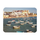 Caleta Beach in Cadiz, Andalusien, Spanien Magnet (Horizontal)