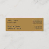 Caleta Mini Visitenkarte (Rückseite)