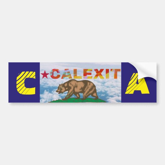 CALEXIT Autoaufkleber (Vorne)