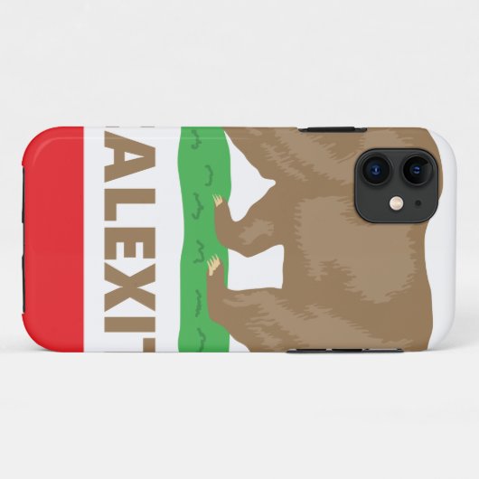Calexit Case-Mate iPhone Hülle (Rückseite (Horizontal))