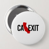 Calexit - Kalifornien-Ausgang - Rot - - Button (Vorne & Hinten)