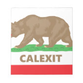 Calexit Notizblock (Vorderseite)
