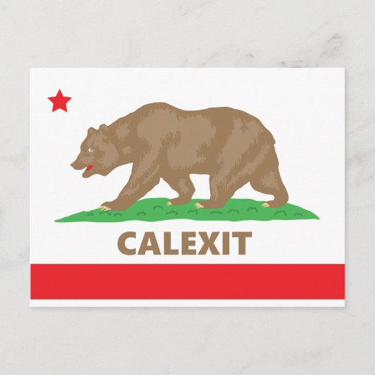 Calexit Postkarte (Vorderseite)