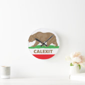 Calexit Runde Wanduhr (Zuhause)