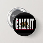 Calexit und California Flag Button (Vorne & Hinten)