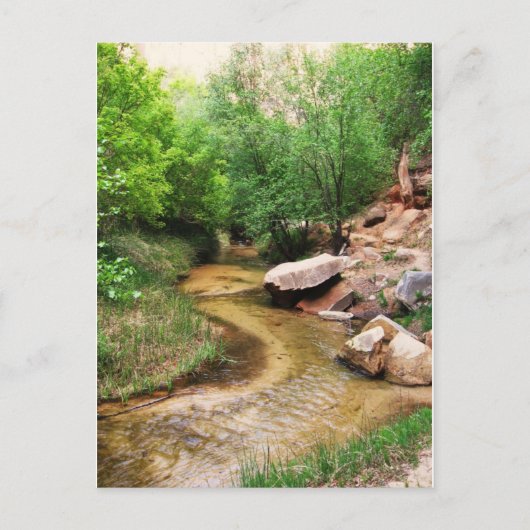 Calf Creek Falls Postkarte (Vorderseite)