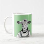 Calf in Dungaree (Moegi) Kaffeetasse (Links)