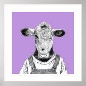 Calf in Dungaree (Sumire) Poster (Vorne)