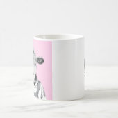 Calf in Dungaree (Ume) Kaffeetasse (Mittel)