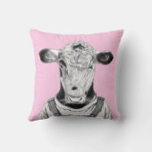 Calf in Dungaree (Ume) Kissen (Rückseite)